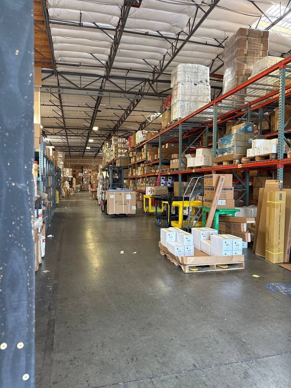 HVAC supply warehouse where equipment for the install was picked up, San Ramon